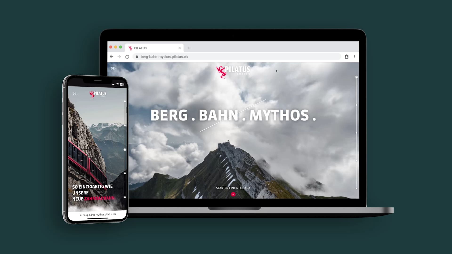 Digitales Bergerlebnis mit Scrollytelling