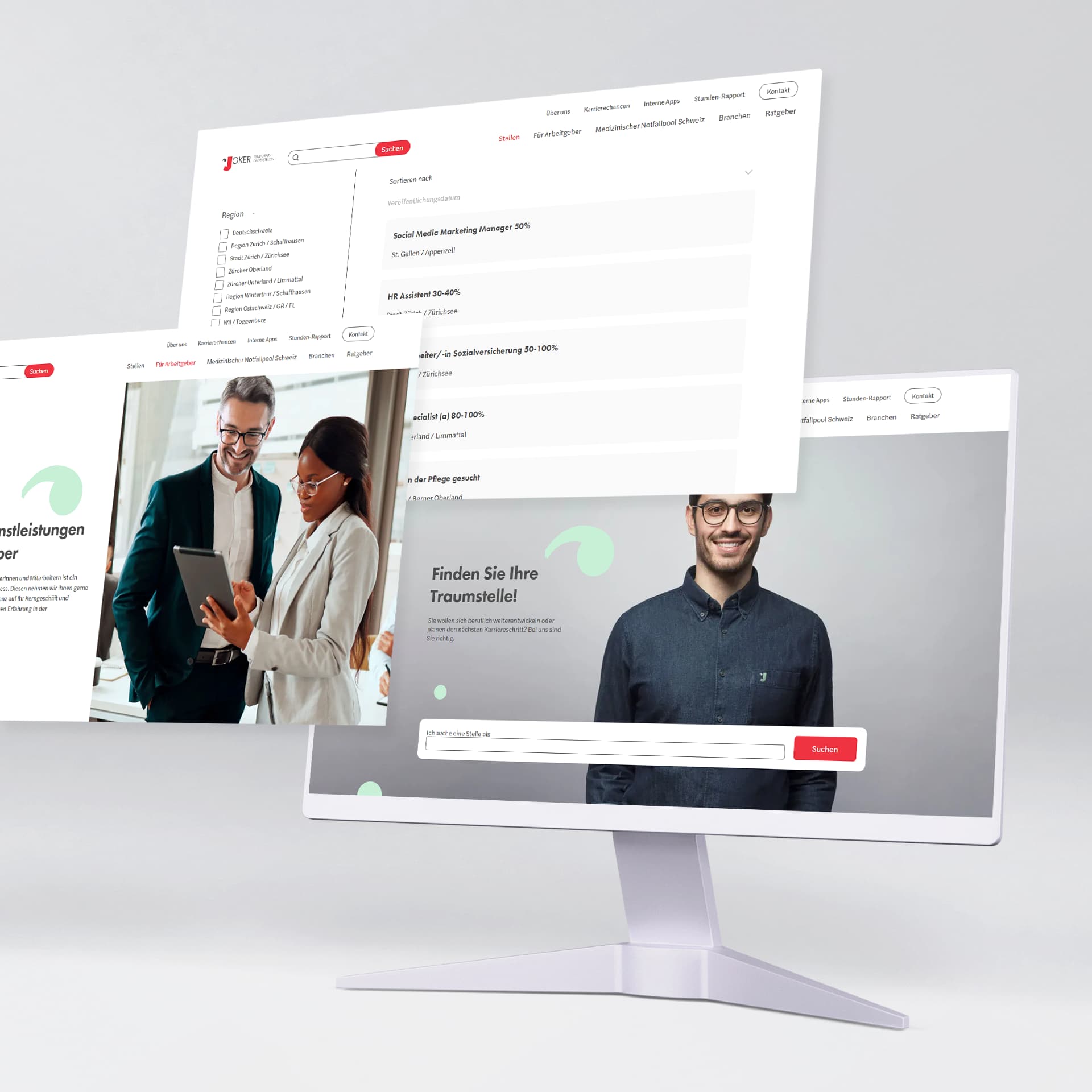 Corporate Website und Job-Plattform